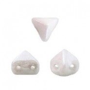 Les perles par Puca® Super-kheops kralen Opaque White Ceramic Look  03000/14400